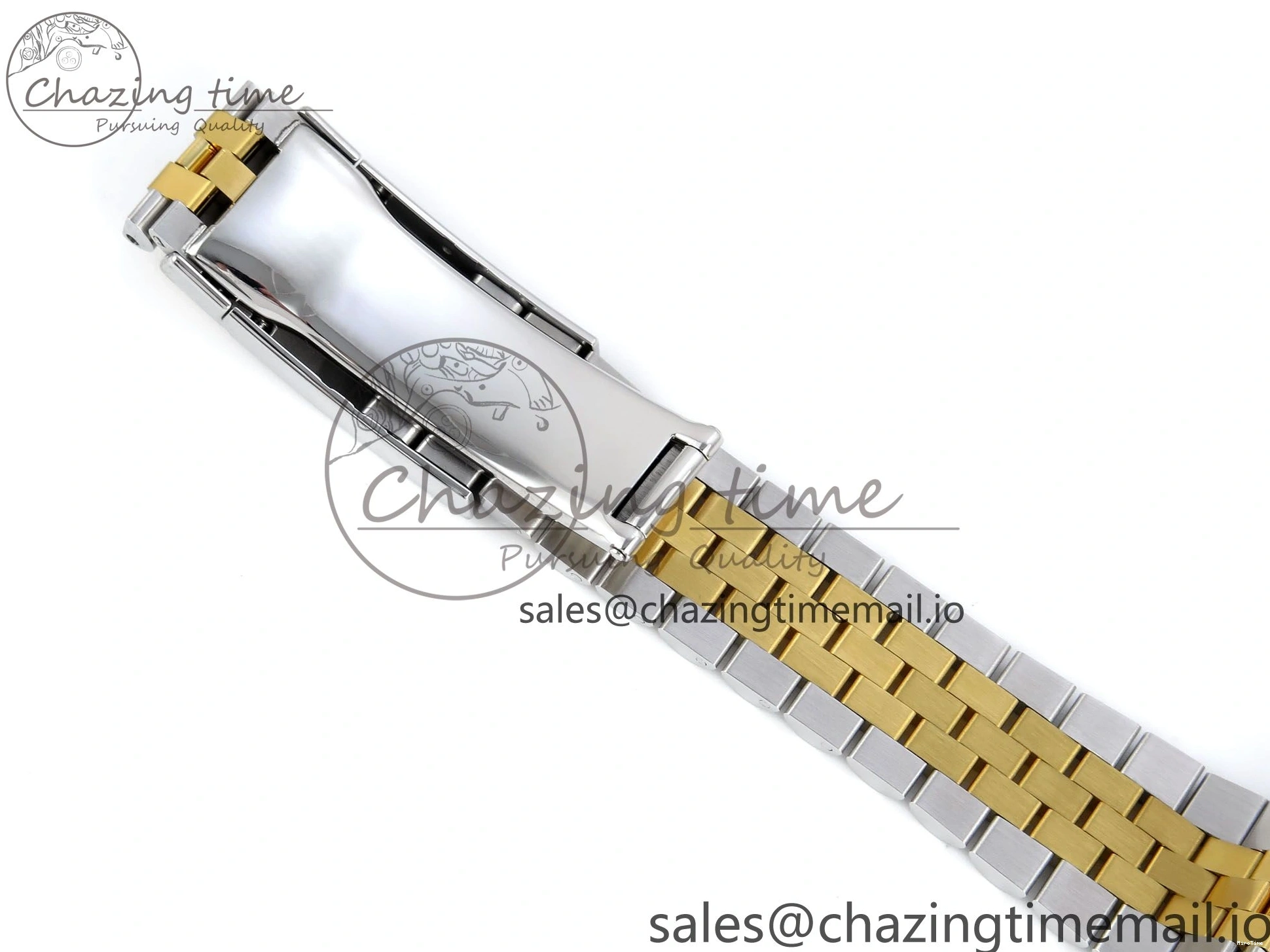 MiroTime 1223 Attractive DateJust 36 126283RBR EWEF Best Edition YG Diamonds Dial on SS YG Jubilee Bracelet A 635